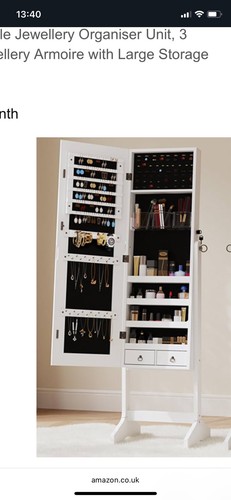 The range jewellery cabinet - jewellery,
