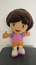 Vintage Dora The Explorer Plush With Backpack Universal Studios 2005 14 Inches 