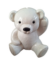 Wade Teddy Bear Money Box, White, 16cm
