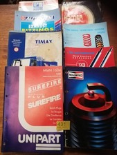 Job Lot of 8 Car and Commercial Parts Books (ignition exhausts brakes and shock)