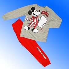 Boys Disney Mickey Mouse Pyjamas Age 4 5  7 8 9 10 11 12 13 14 Years