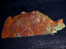 Parrot wing chrysocolla slab-