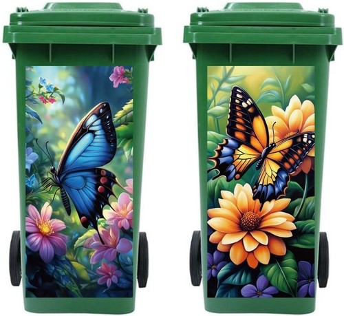 Wheelie bin stickers - bin,