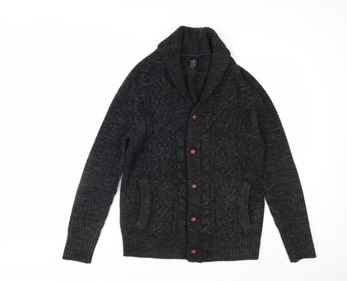 Next men grey cable knit - grey,