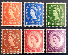 Qeii 1957 sg561 566 - 1957, sg561-566