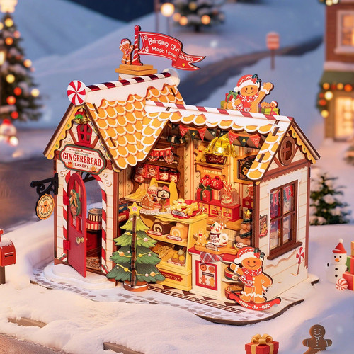 Rolife dg176 gingerbread house - gingerbread,