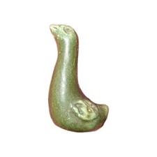 Small Khaki Green Stoneware