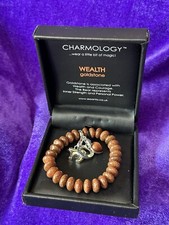 Charmology Wealth Goldstone Bracelet Unused In Original Box 