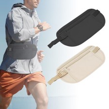 2X Money Belt Travel Hidden Secret Discreet Bum Bag Waist Wallet Pouch Unisex 