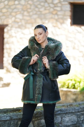Genuine sherling coat - genuine,