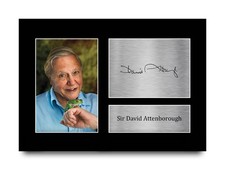 Sir david attenborough signed - sir,