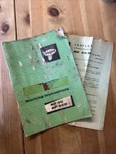 Welger AP45 Working Instructions