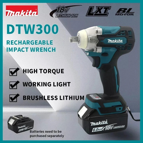 Makita dtw300 18v brushless - makita,