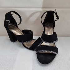 M & S LADIES SUEDE STRAPPY