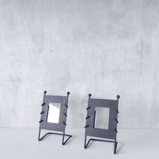 Pair of vintage sculptural