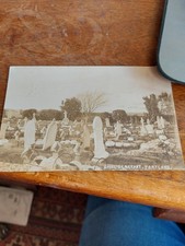 NAVAL CEMETARY. PORTLAND DORSET .  POSTED 1908