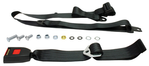 Rear seat belt - seat, static