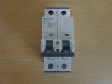 Siemens C3 3A double pole MCB