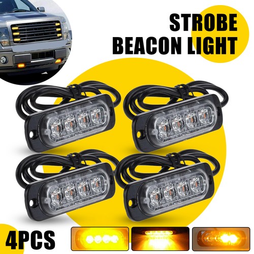 4pcs truck led amber - 4pcs,