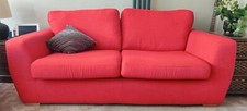 Red DFS 3-Seater Sofa – Excellent Condition