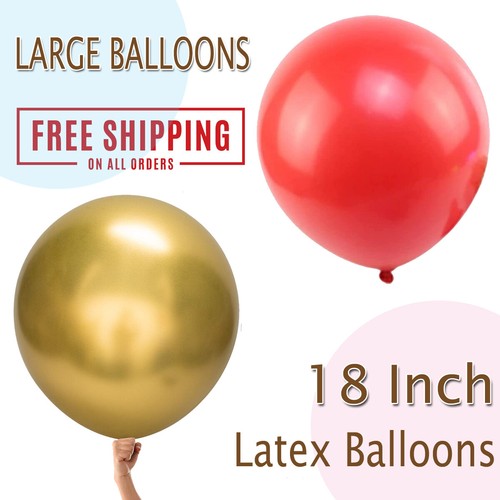 10x round latex balloons - 10x,