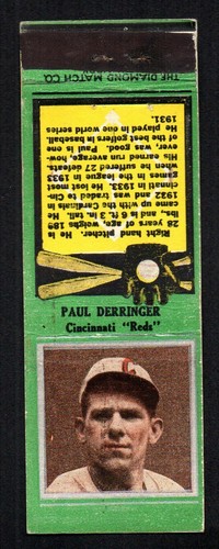 Paul derringer reds 1934 - reds,