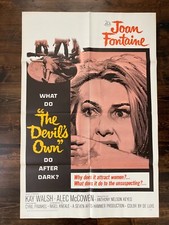 The Devil's Own 1966 The Witches Hammer Horror Vintage Original Movie Poster