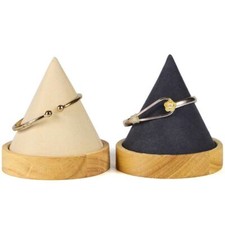Cone Shape Wooden Bangle