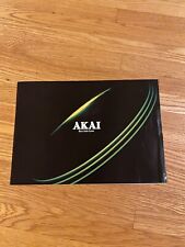 Akai Micro Studio System Poster Catalog Stereo Cassette Midi Controller Vintage