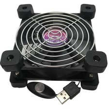 Evercool 80mm USB fan with feet and 2 speed selector UFAN-08