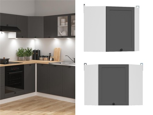 Kitchen corner wall unit 600mm - kitchen,