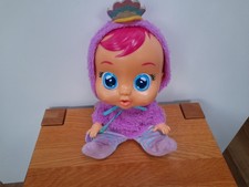 Cry Babies Lizzy Parrot  Interactive Doll Scented Cries Real Tears pink hair