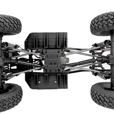 Stainless Steel Suspension Pull Rods for 110 Scale RC Vehicles with Easy Mount