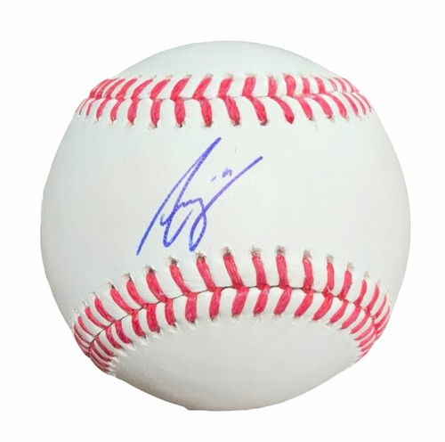 Angel genao signed baseball - angel,