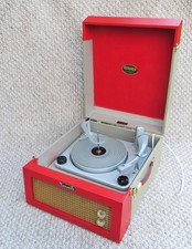 SUPERB DANSETTE MAJOR DE LUXE VINTAGE RECORD PLAYER - FULLY SERVICED & RESTORED