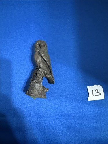 Cold cast bronze - cast, owl