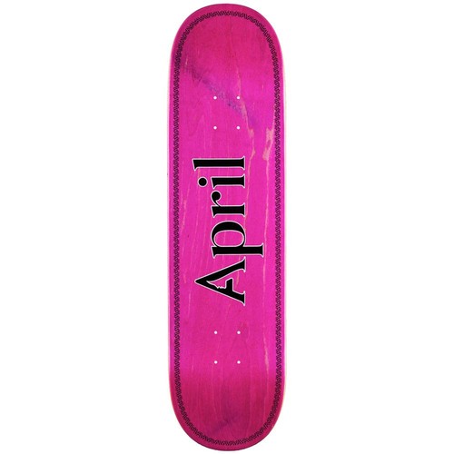 April logo helix black on - black,
