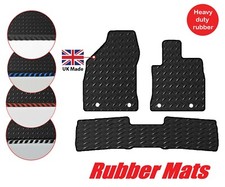 Lexus CT200H 2010+ Onwards Tailored Car 3mm Rubber Mats & Edgings 4 Clips 3PC