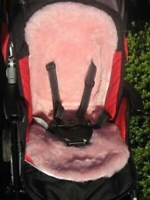100% Natural Sheepskin Universal  Pram Buggy Seat Carrycot car seat Fleece Liner
