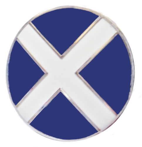 Scotland saltire flag round - saltire,