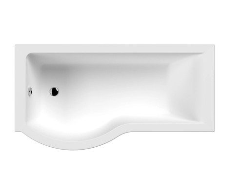 Shaped shower bath lh - shaped,