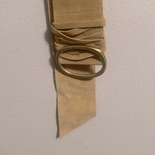 Belt 100% ring leather mustard