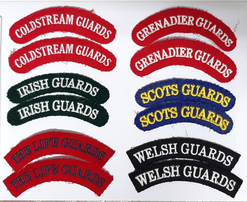 Guards regiments shoulder - regiments,
