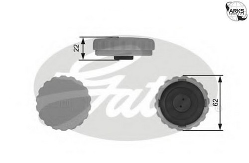 Gates radiator cap rc235 - -,