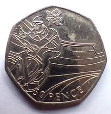 2011 Olympic 50p coins Cycling