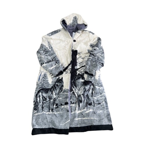Vintage wildlife fleece jacket - wildlife,
