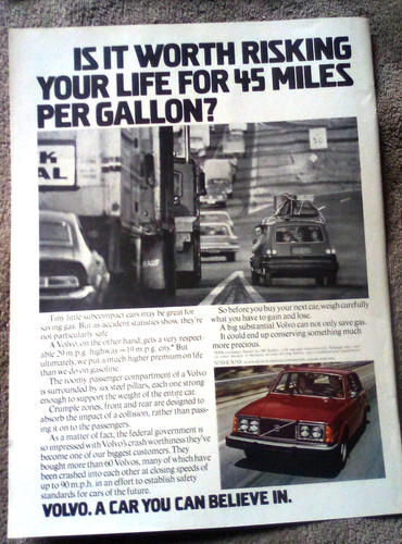 1978 volvo print is - print,