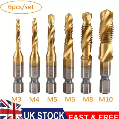 Pcs m10 combination drill - pcs,