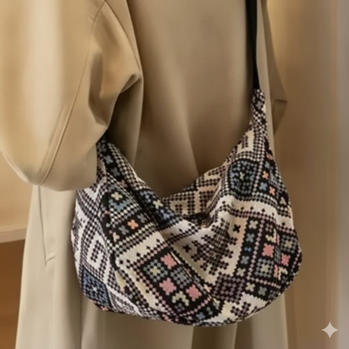 Women canvas crossbody - canvas,