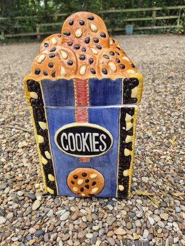 Vintage ceramic cookie jar - vintage,